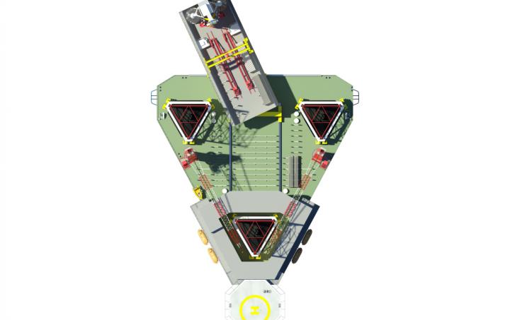 Rotating Cantilever Drilling Equipment Unit