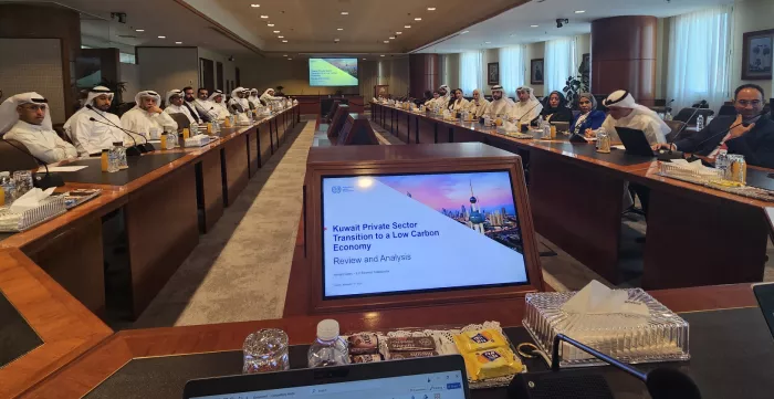 Launch of the report Kuwait private sector transition to a low-carbon economy