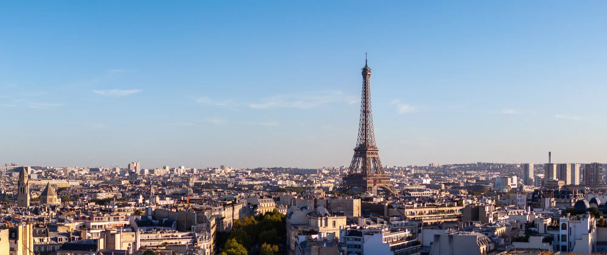 Paris view with the Eiffel tower