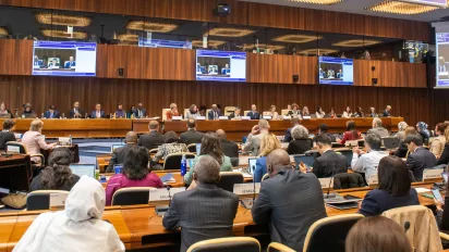 ILO Assembly room