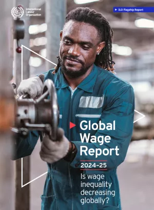 Cover of the Global Wage Report 2024-25