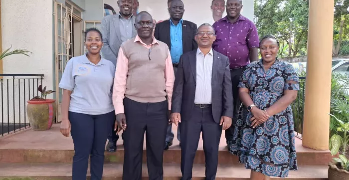 Group photo of ILO team with SIYB trainers at WAZESHA Impact